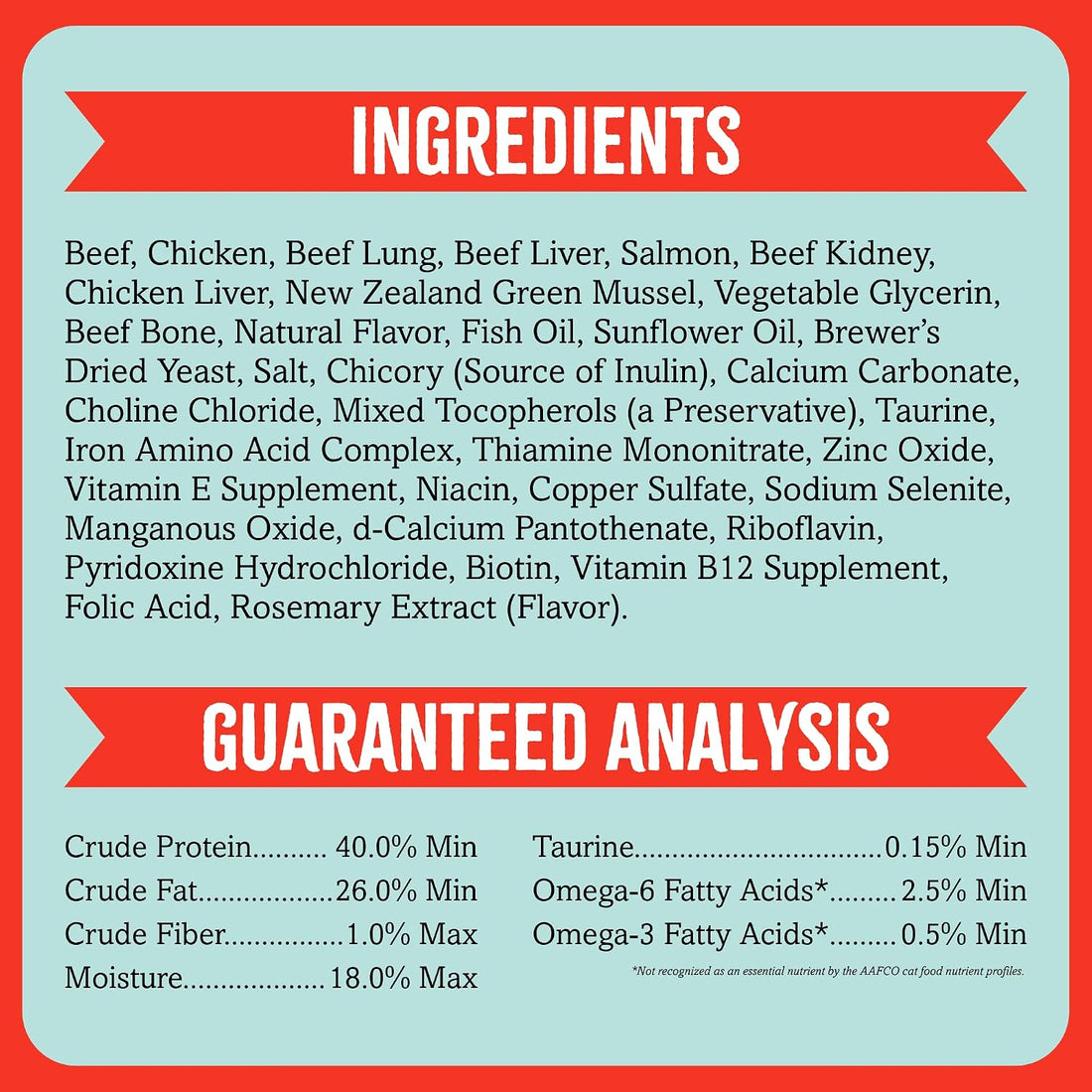 RawTernative Air‑Dried Cat Food, Beef & Chicken Recipe, 5 oz