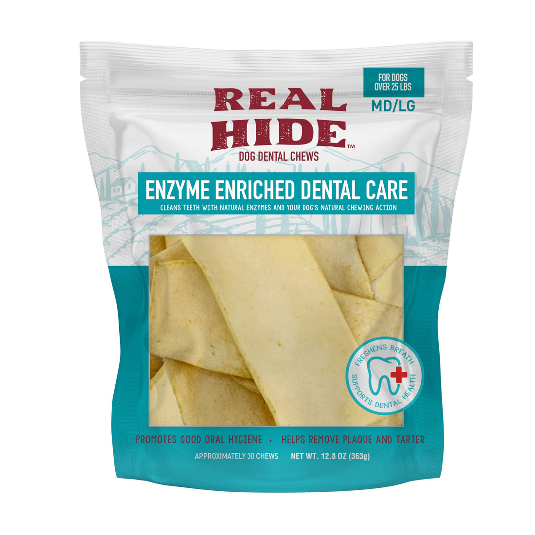 Real Hide | Enzyme Enriched Dental Care Dog Chews
