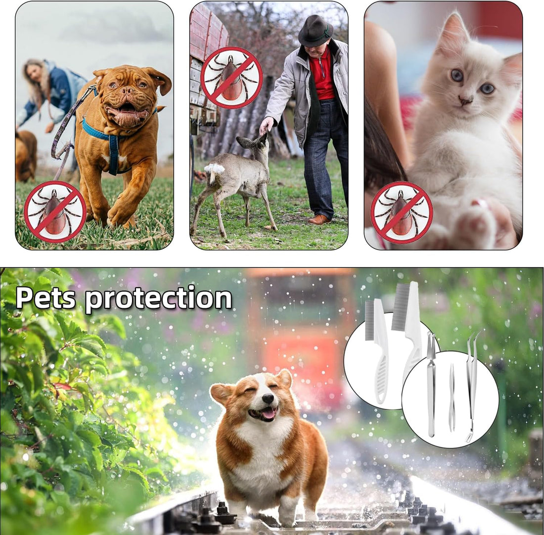 VEINARDYL 6 pcs Tick Removal Tool kit for Pets