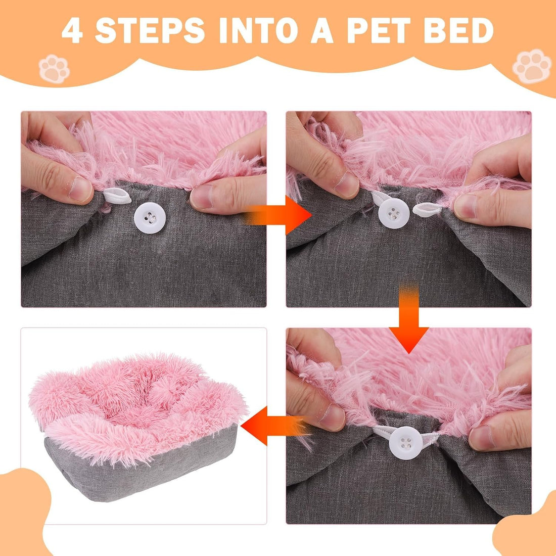 SCENEREAL Self-Warming Cat Bed Mat for Cats Small Dogs