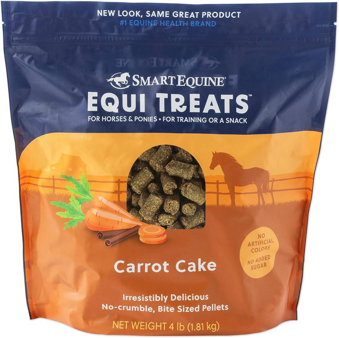 SmartEquine Equi Treats Carrot Cake Flavor, 4 lb Bag