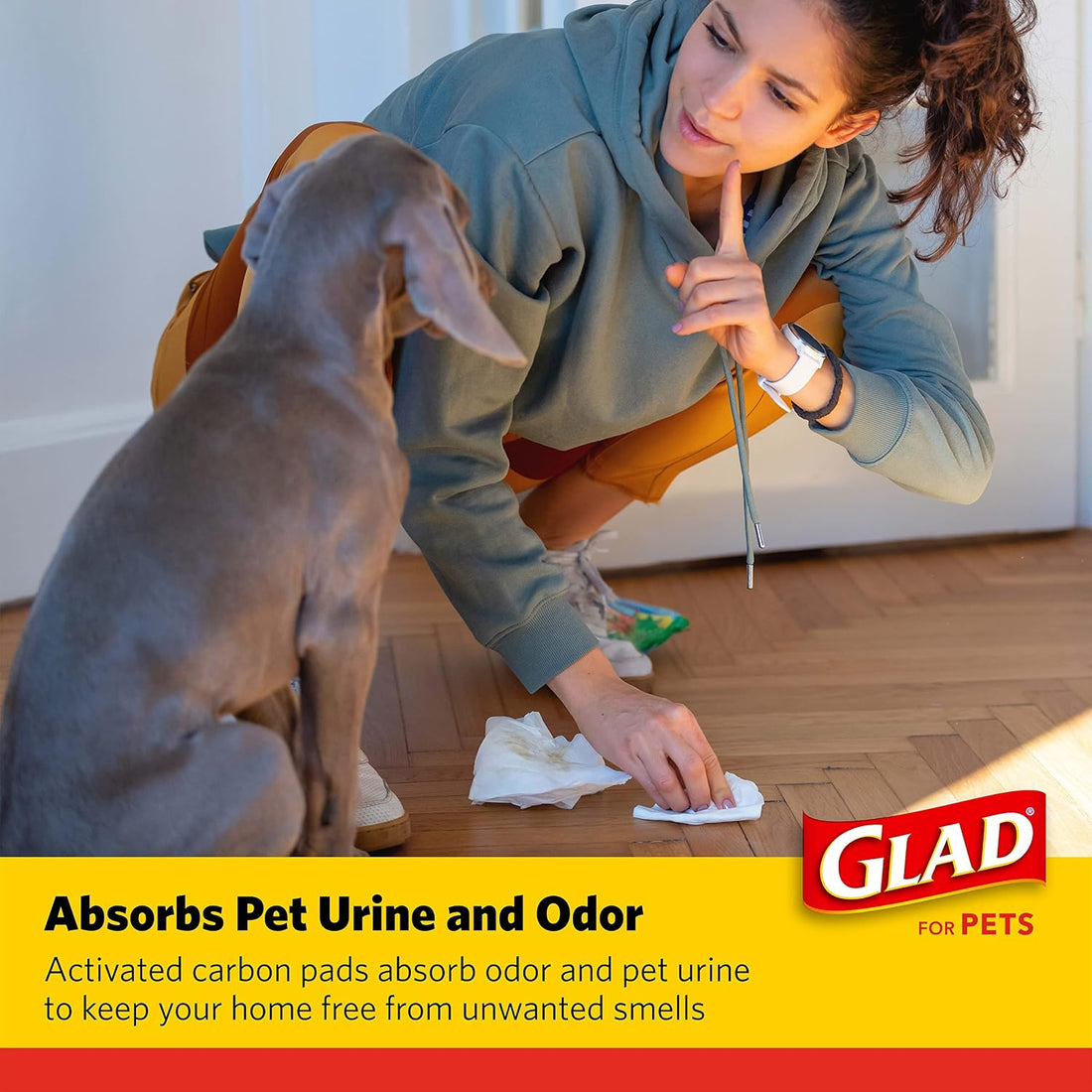 Glad for Pets Black Charcoal Puppy Pads