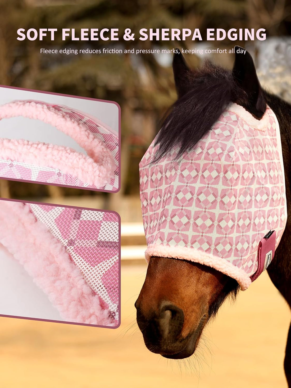 Tackmore Horse Fly Mask Without Ears