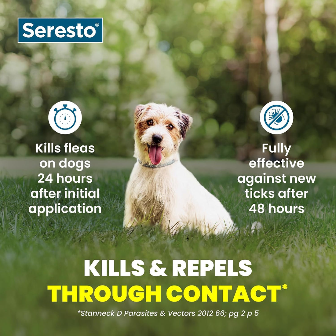 Seresto Small Dog Vet-Recommended Flea & Tick Treatment & Prevention