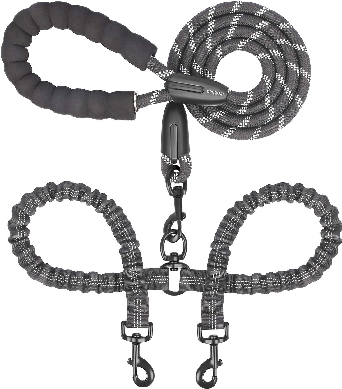 iYoShop Dual Dog Leash - 360° Swivel