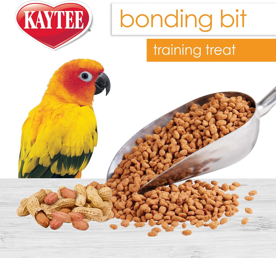 Kaytee Pet Bird Bonding Bits Training Treat for Conures, Cockatiels