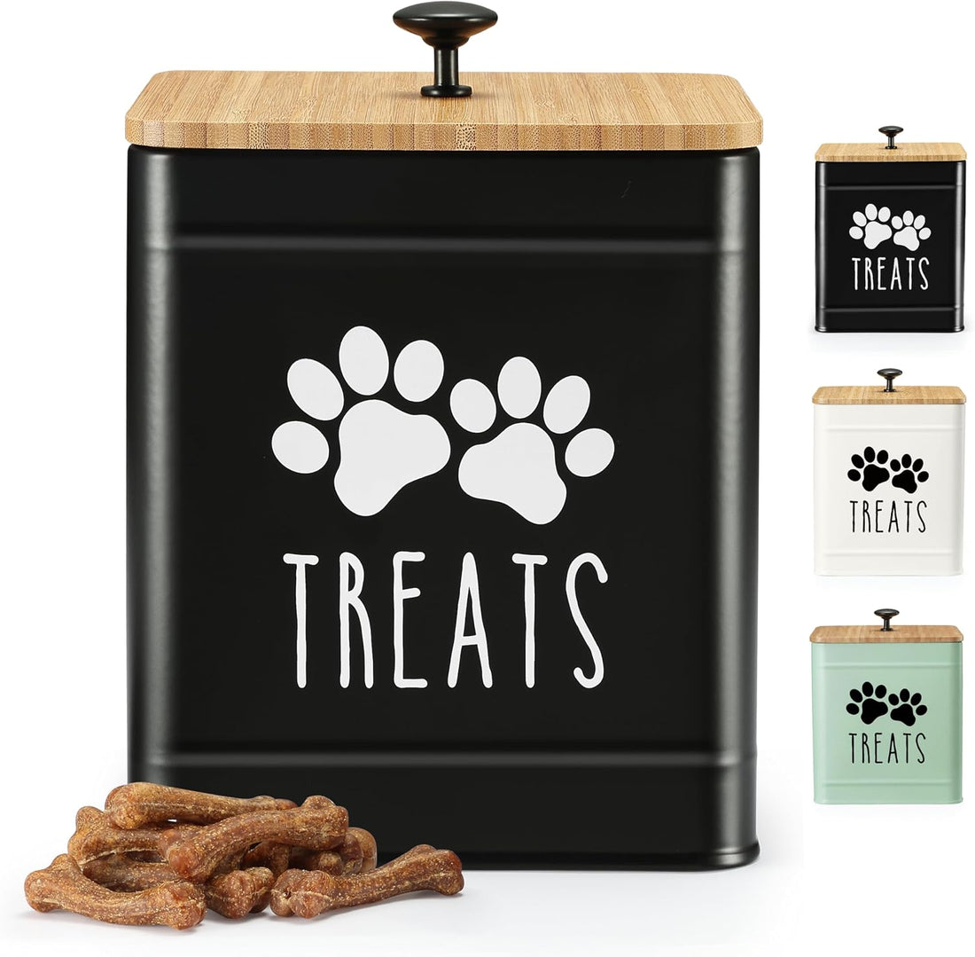 PERFNIQUE Dog Treat Container, Airtight Dog Treat Jar