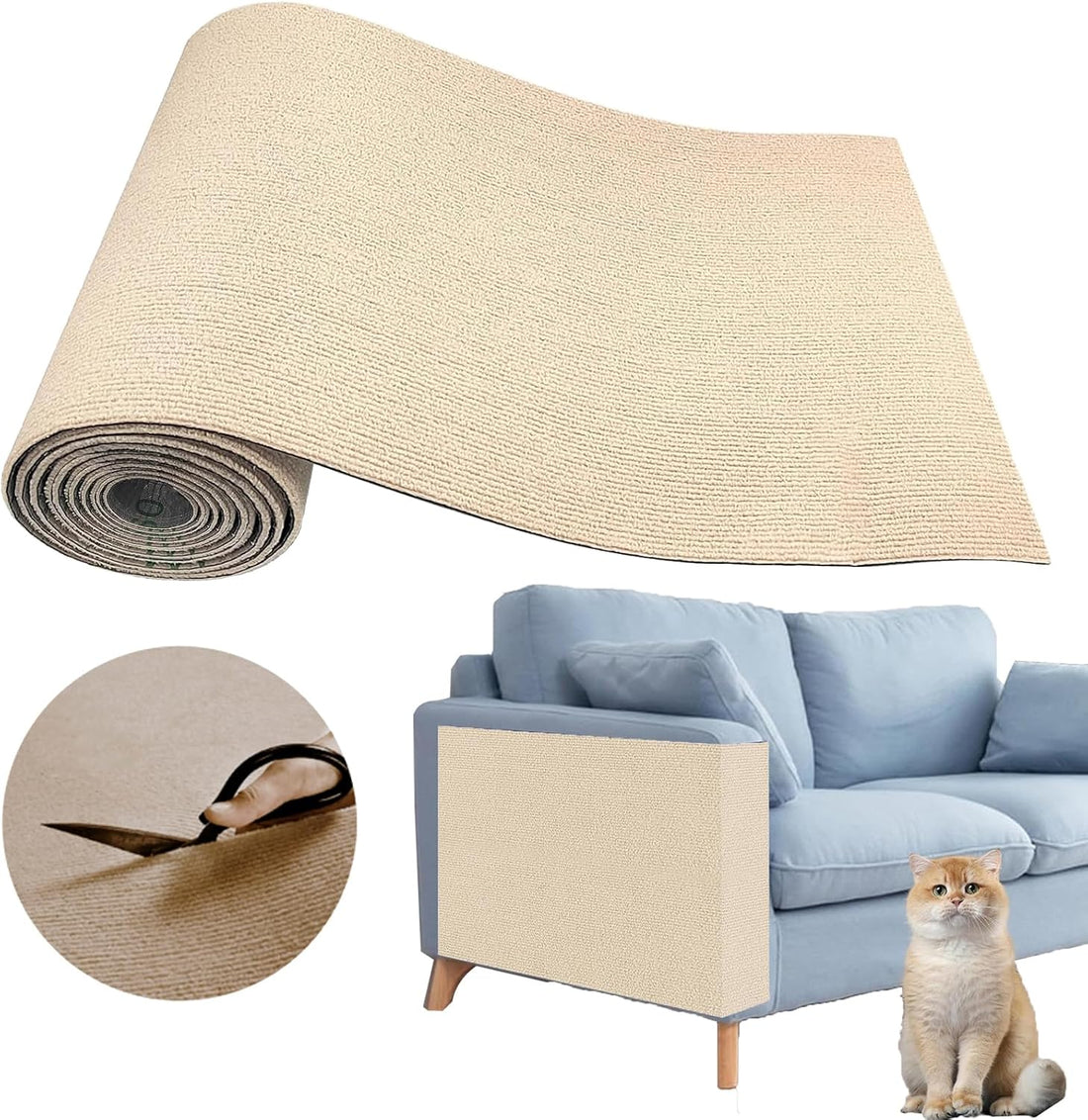 SREBAY Cat Scratch Couch Furniture Protector