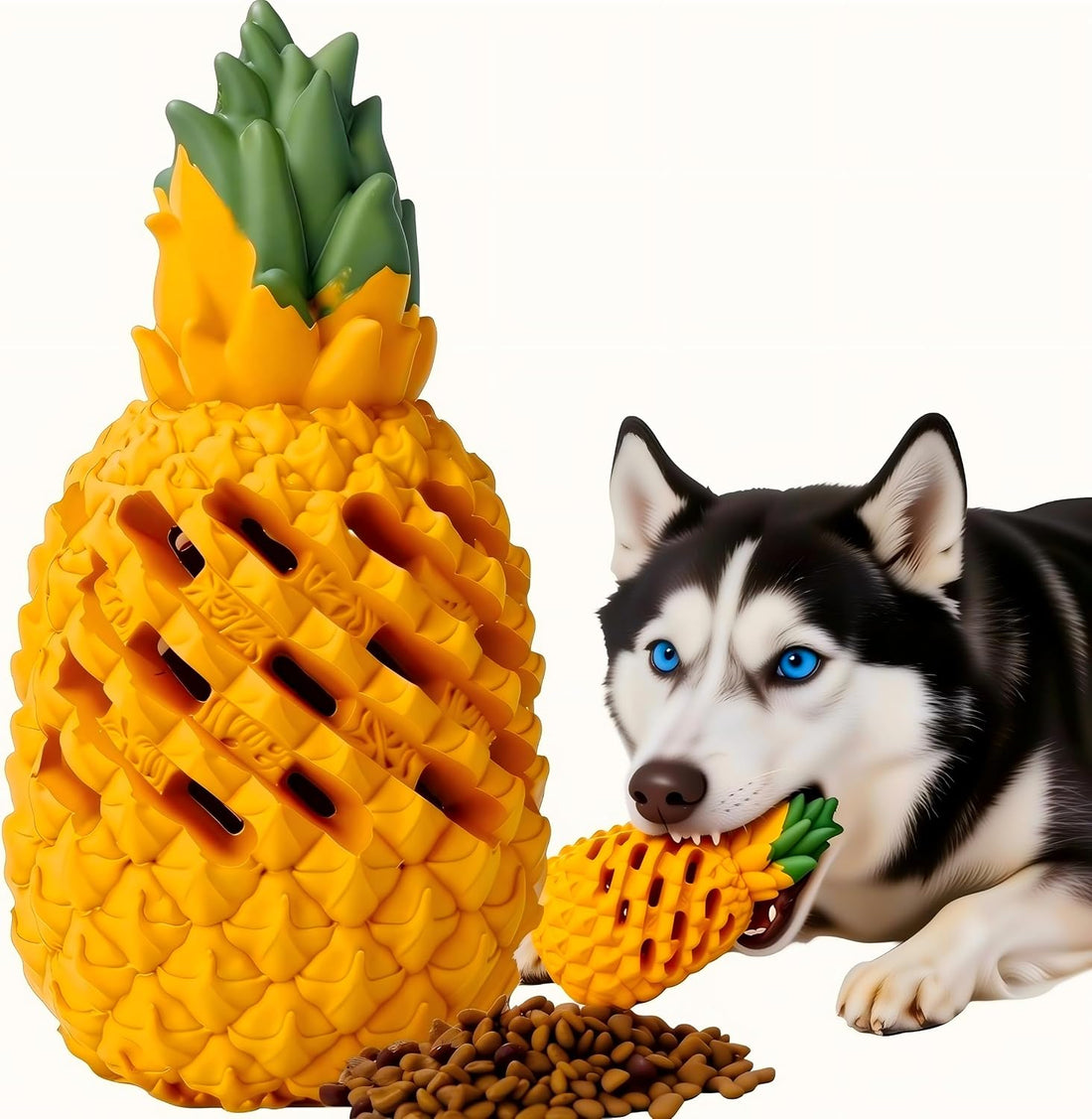 Indestructible Pineapple Dog Toy - Gaint Aggressive Chewers Training