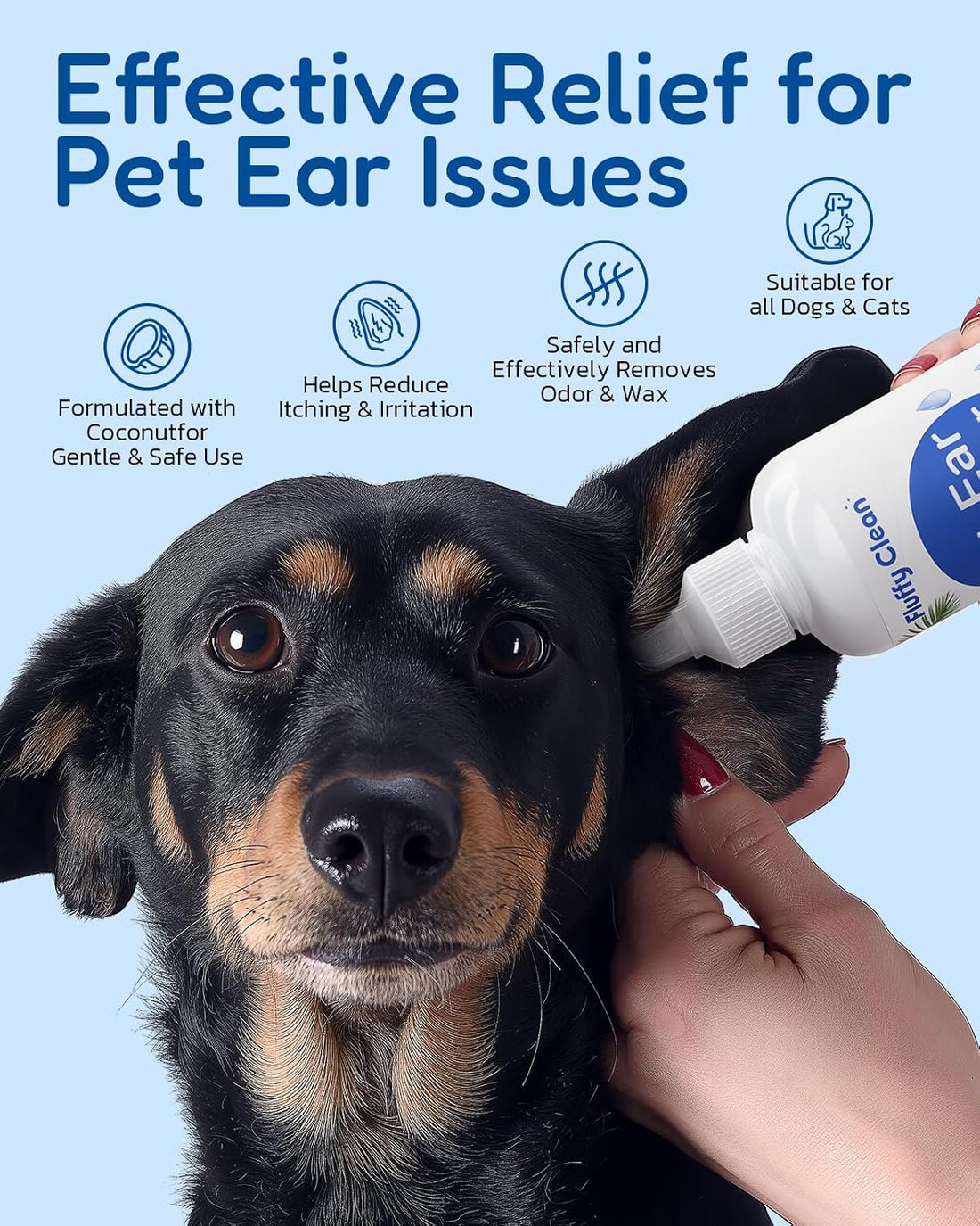 Dog Ear Cleaner - Pet Ear Wash