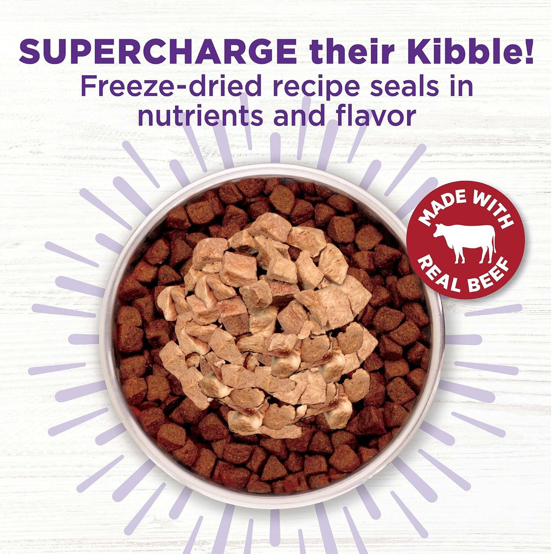 Wellness Bowl Boosters Bare Freeze Dried Dog Beef Food Topper