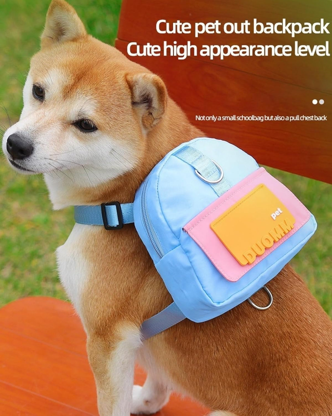 Backpack for Small Dogs to Wear,Dog Backpack with Leash