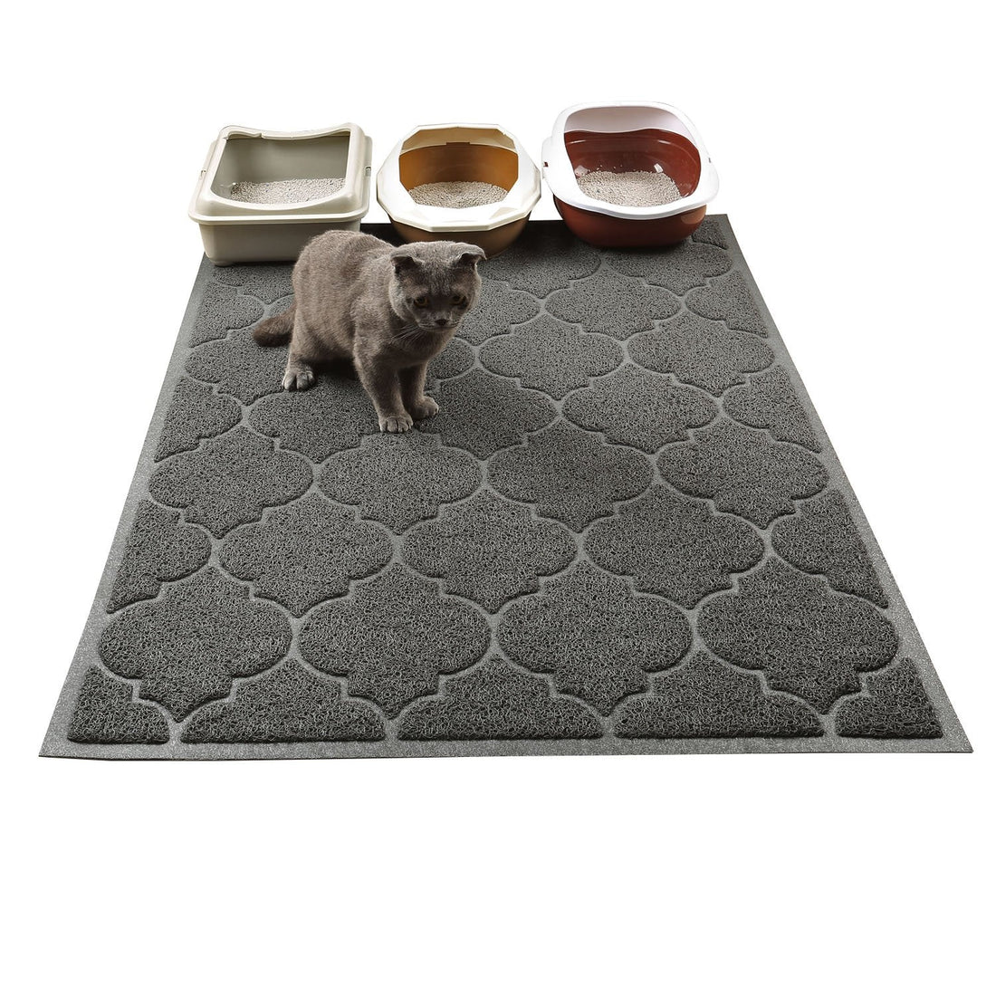 LittleTiger Cat Litter Mat, XL Super Size, Phthalate Free