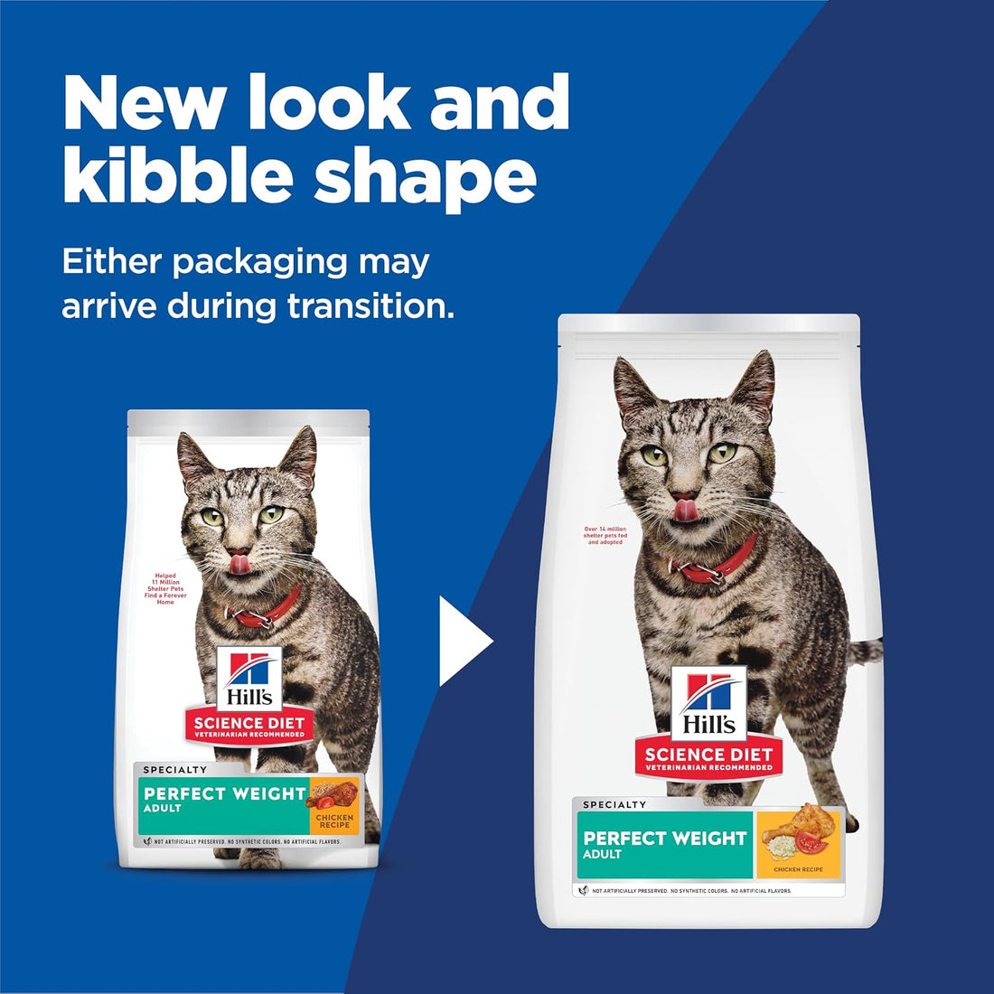 Hill's Science Diet Adult Perfect Weight Dry Cat Food, Chicken