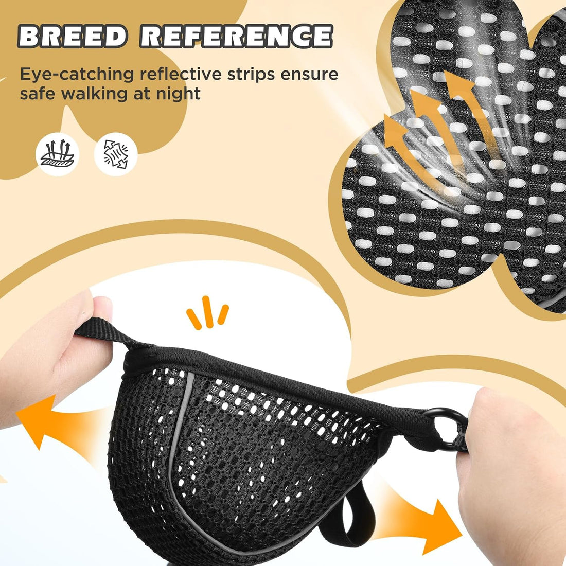BONTHEE Dog Muzzle,Soft Nylon Muzzles Anti Biting Barking