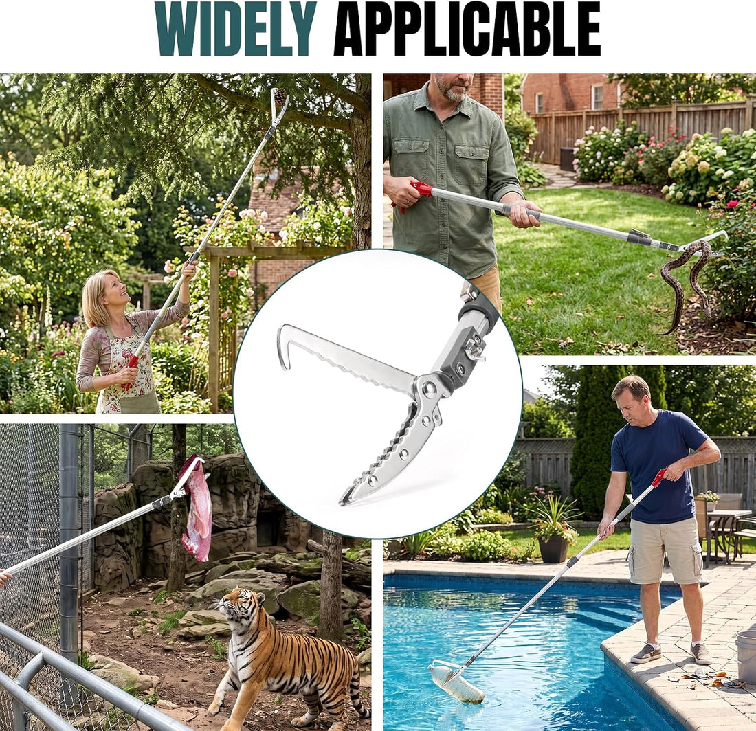 ZeyaHuanMao 2-in-1 Snake Grabber & Fruit Picker
