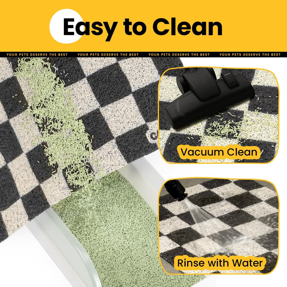 Conlun Cat Litter Mat Litter Trapping Mat