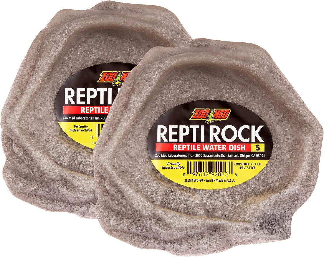 Zoo Med Reptile Rock Water Dish, Small