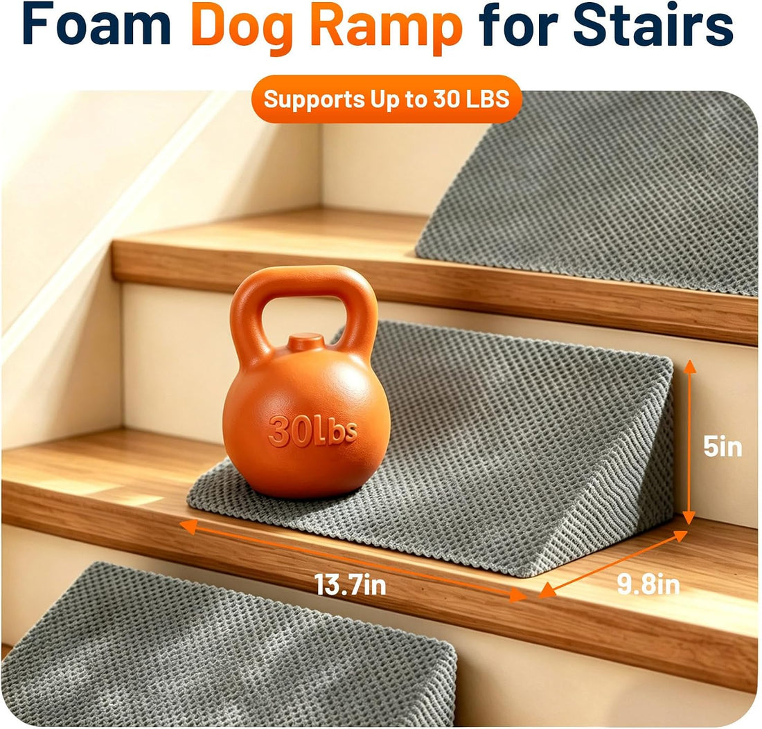 Dog Ramp for Stairs for Small, Senior, Injured Dogs & Cats