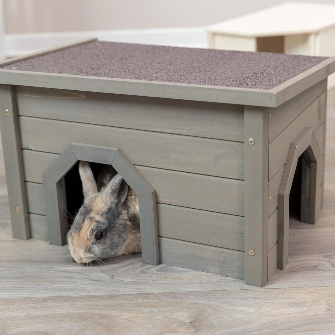 TRIXIE Indoor & Outdoor Small Animal Hideout Shelter for Rabbits