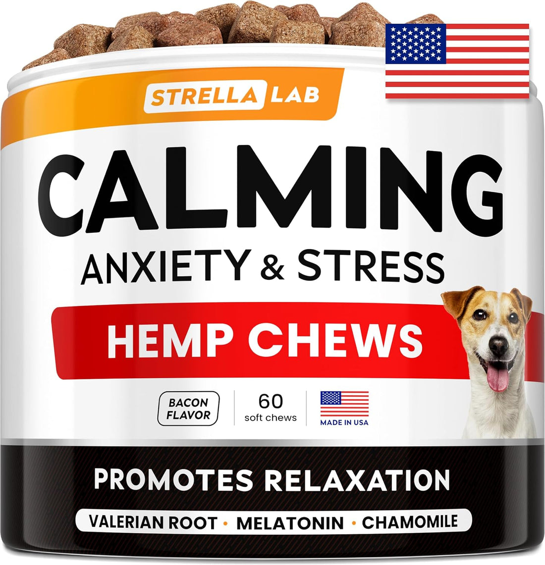 Advanced Calming Chews for Dogs - Hemp Chews and Melatonin