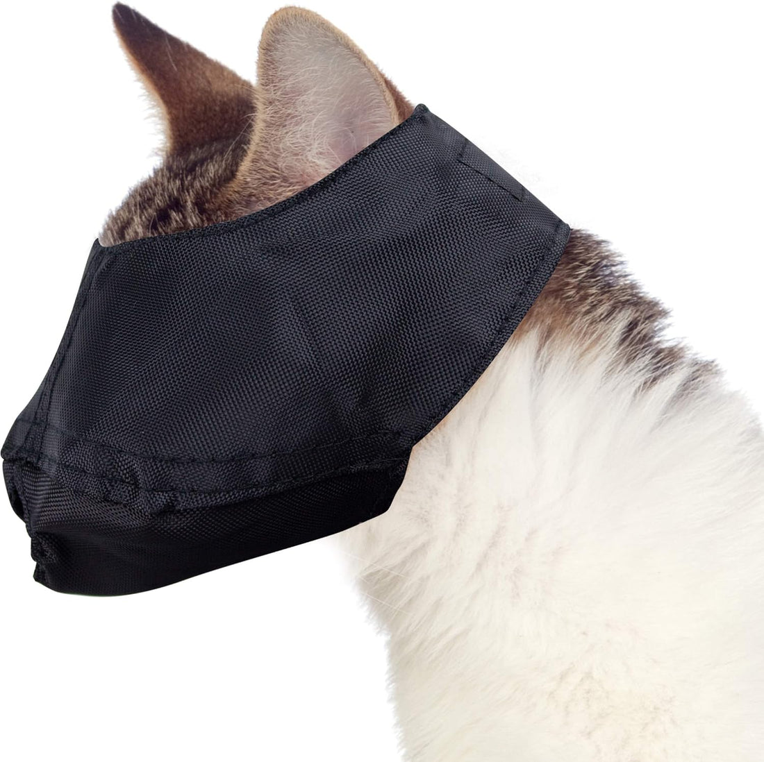 Downtown Pet Supply - Cat Muzzle for Grooming - Gentle and Soft Muzzle