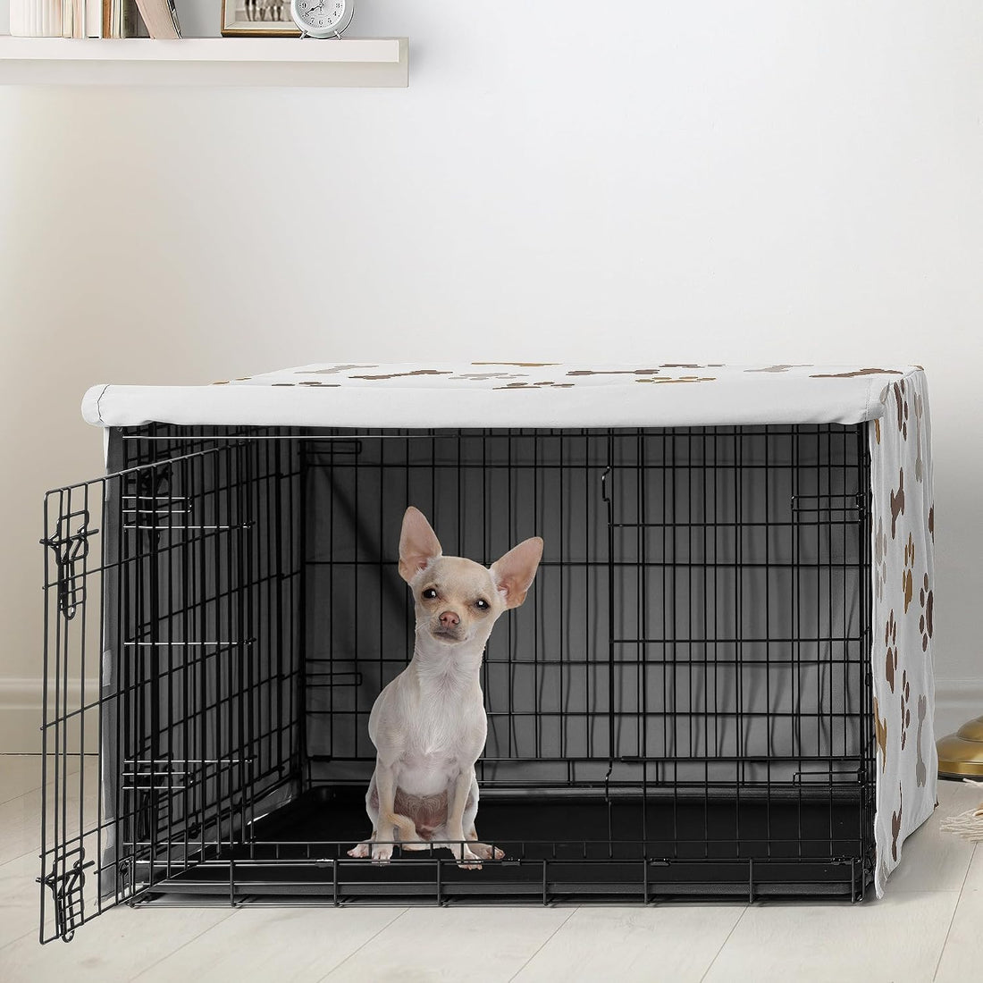 Sweet Jojo Designs 24in. Small Dog Crate Cover Pet Cage, Kennel Covers