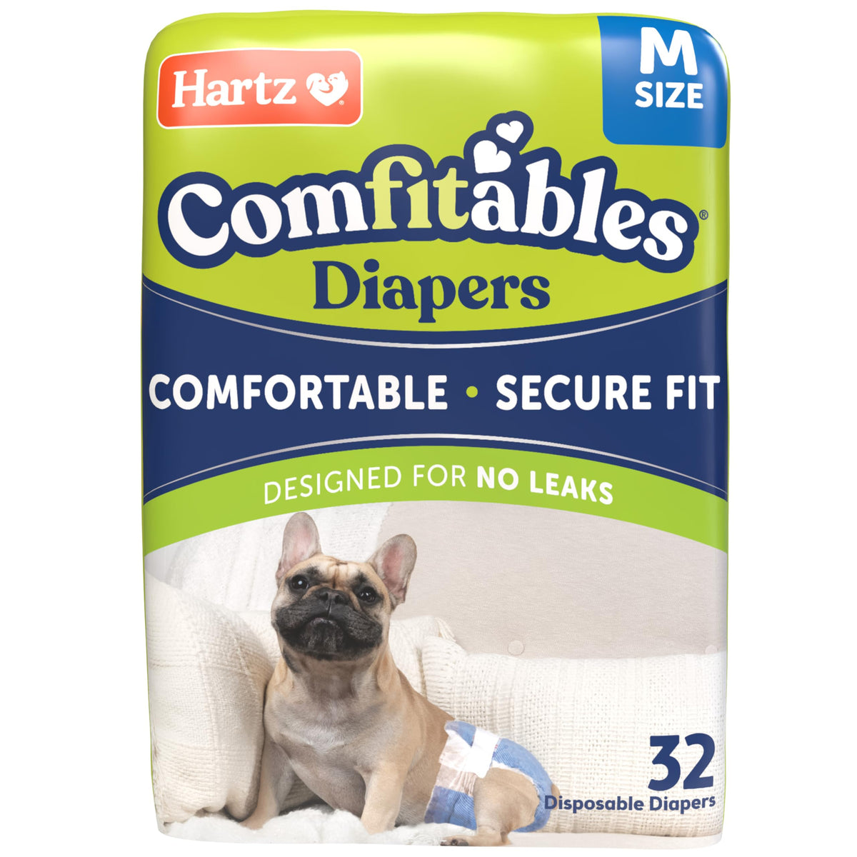 Hartz Disposable Dog Diapers, Size M 32 count