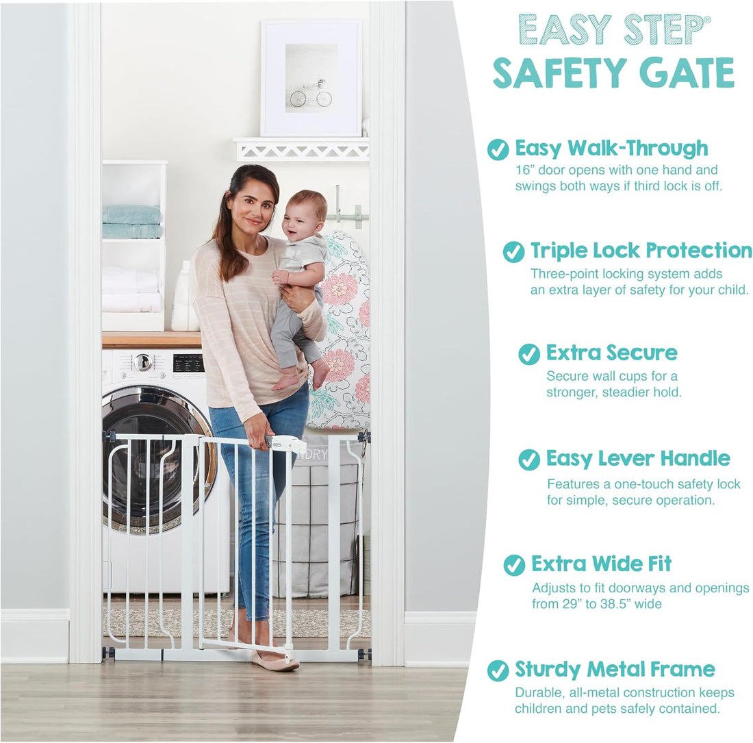 Regalo Safety 29-38.5" Baby Gate for Doorways & Bottom of Stairs
