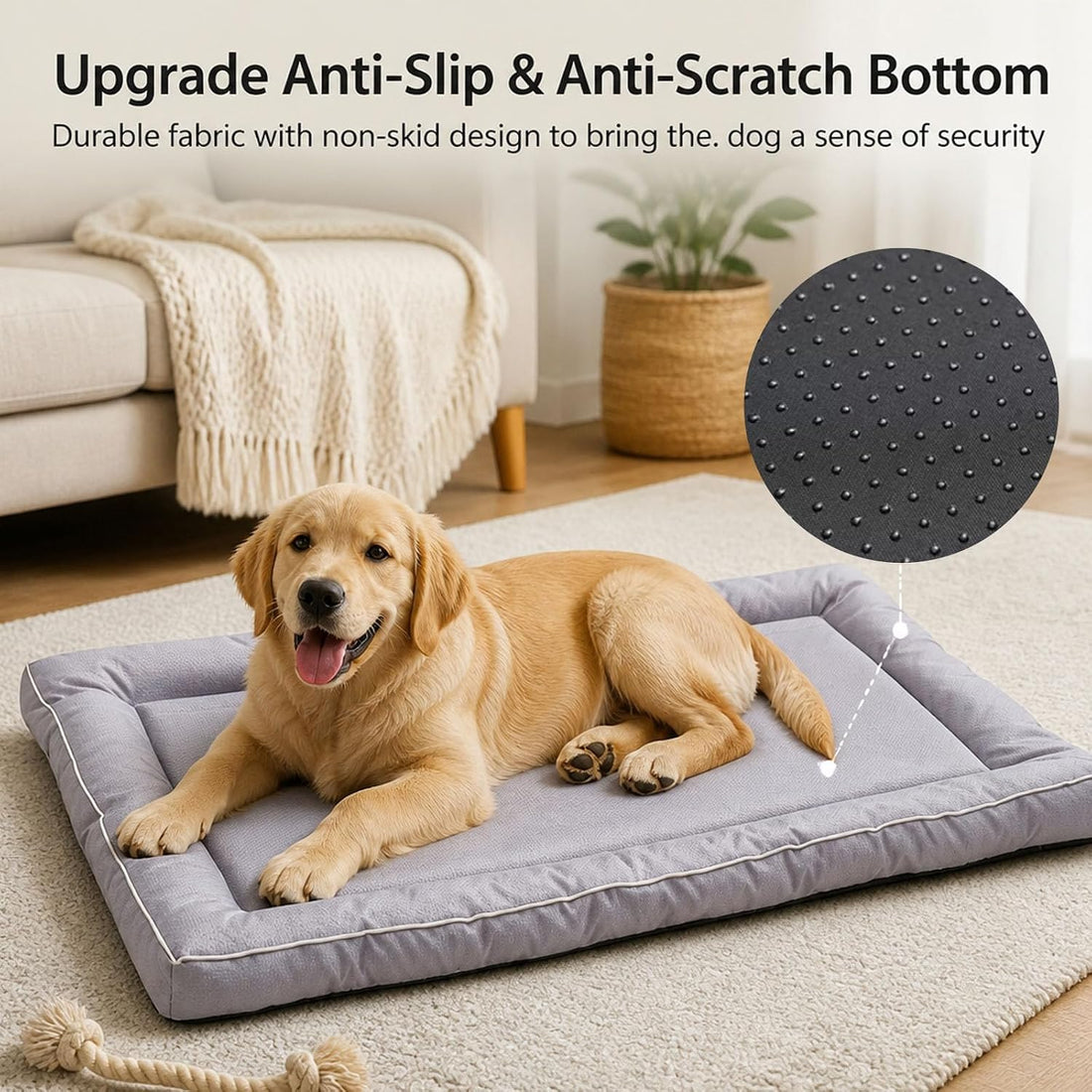 Dog Crate Mat Compatible with Kong