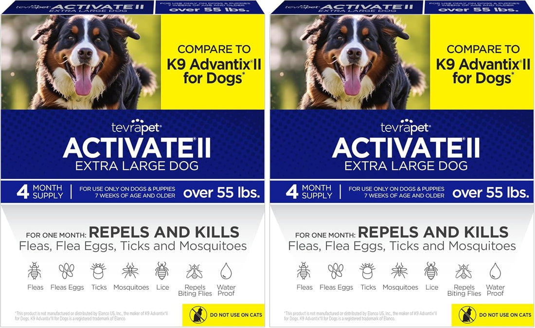 TevraPet Activate II Flea and Tick Prevention for Dogs