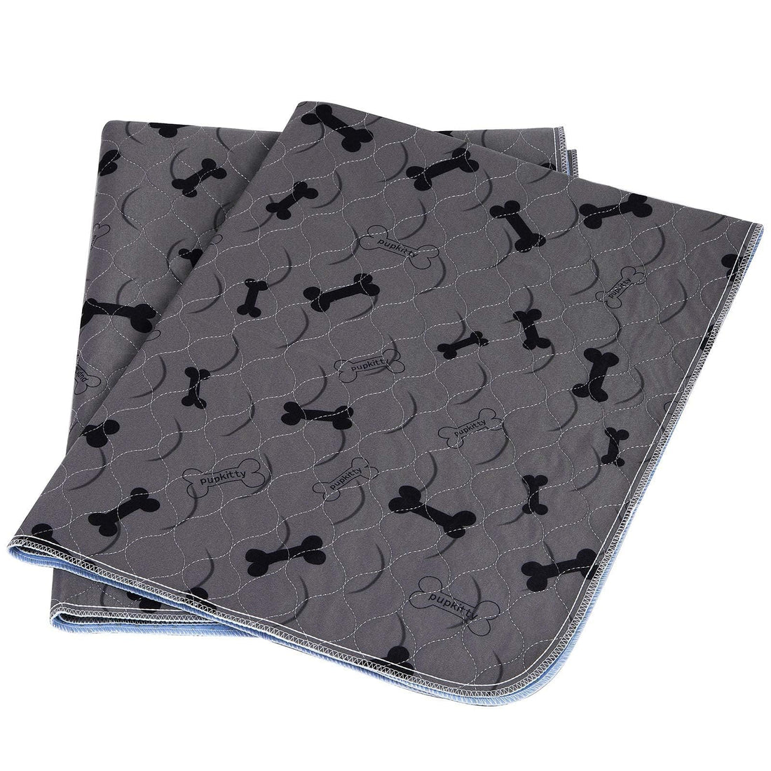 Washable Dog Pee Pads with Free Grooming Gloves,Non Slip Dog Mats