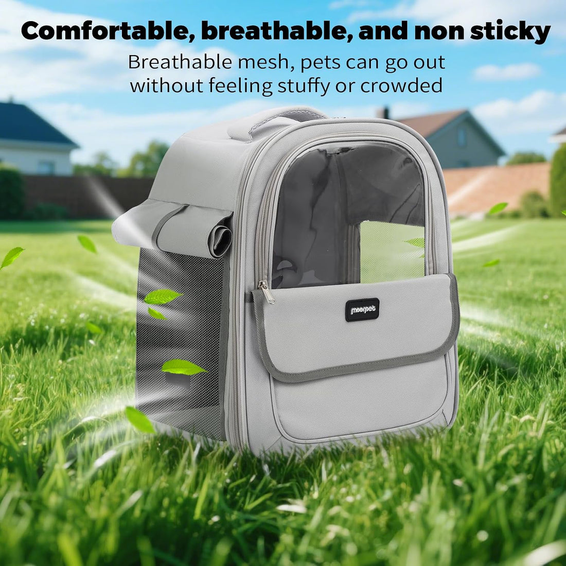 Cat Carrier Backpack Breathable Mesh Window for Small Cat Dog Under
