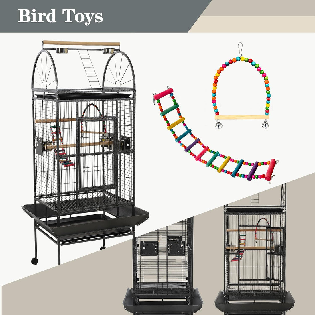 69 inch Large Bird Cages for Parrots,Large Parrot Cages for Large