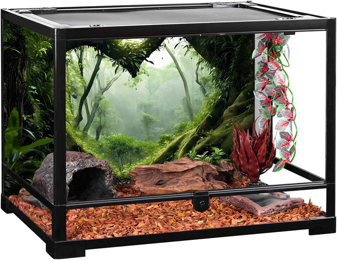 30x18 in Green Tree Reptile Habitat Background Rainforest Aquarium