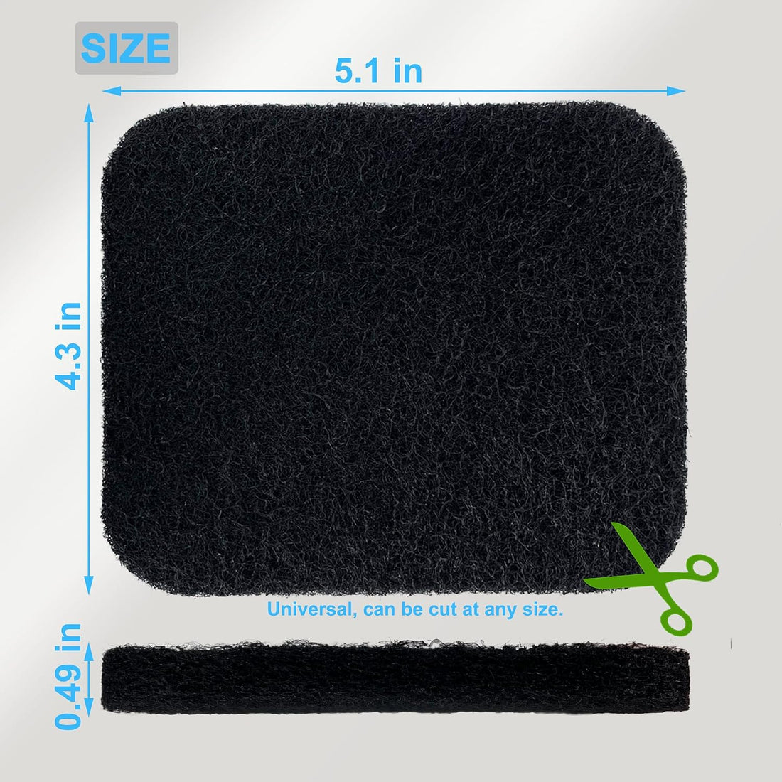 PurifyLogix 6PCS Activated Charcoal Filters for Litter Genie Standard