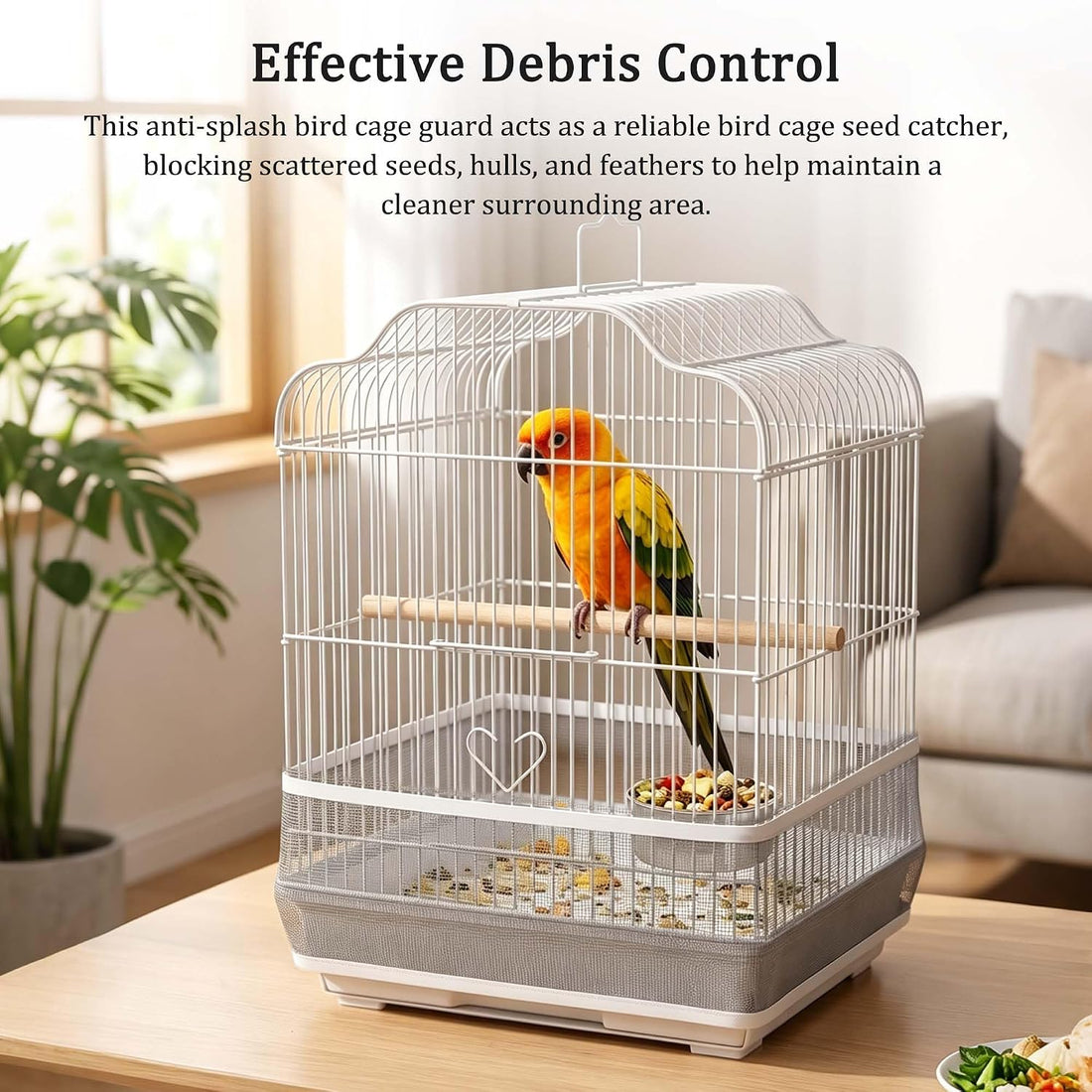 1 Roll Anti-Splash Bird Cage Guard – Breathable Self-Adhesive