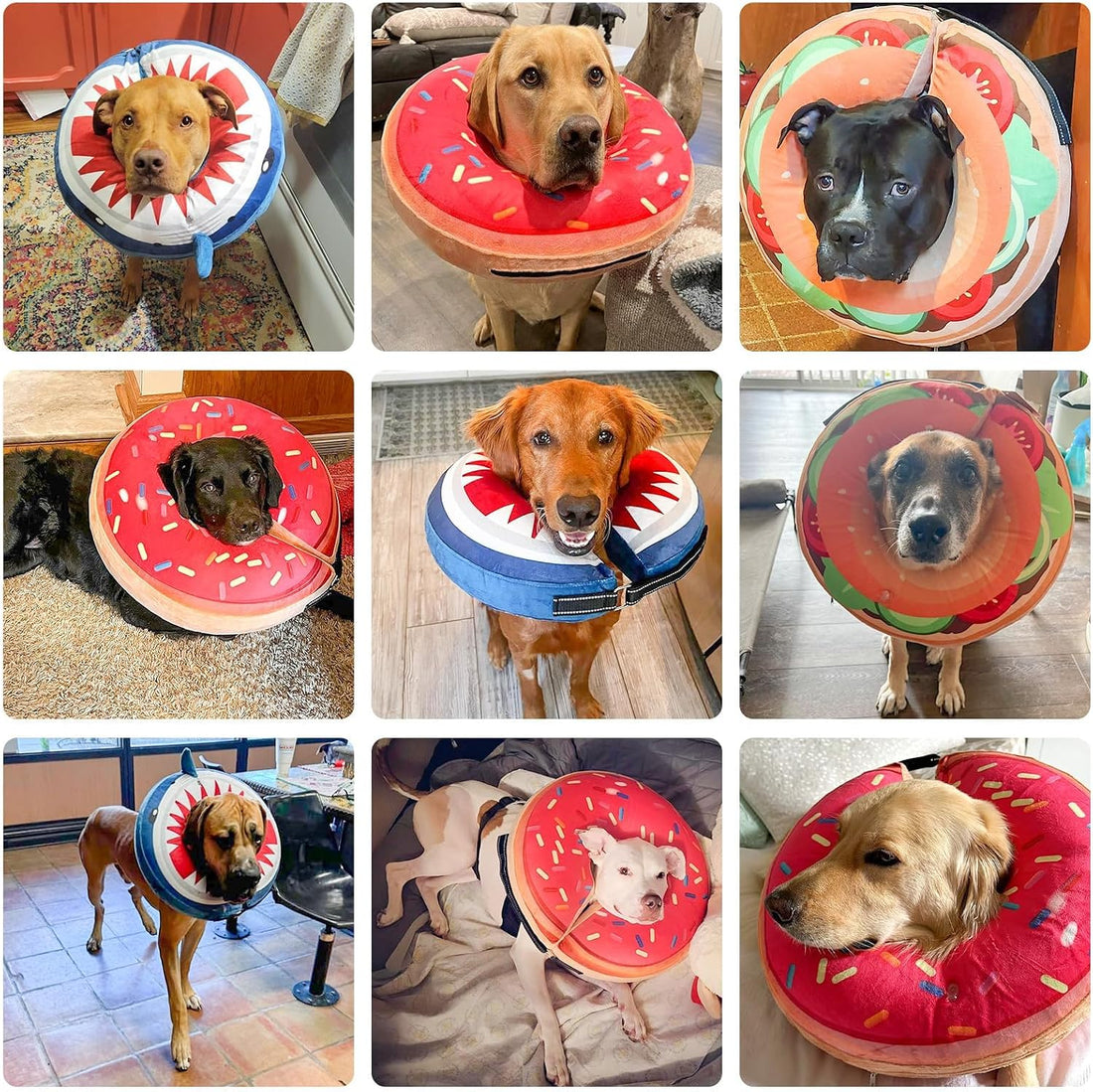 BEAUTYZOO Dog Cone Collar Alternative After Surgery,Pet Neck Donut