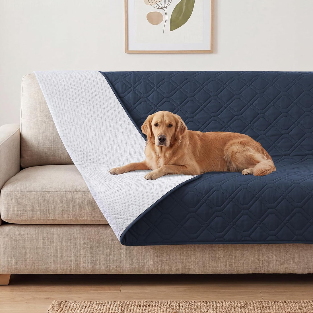 PrinceDeco Waterproof Dog Couch Cover Non-Slip