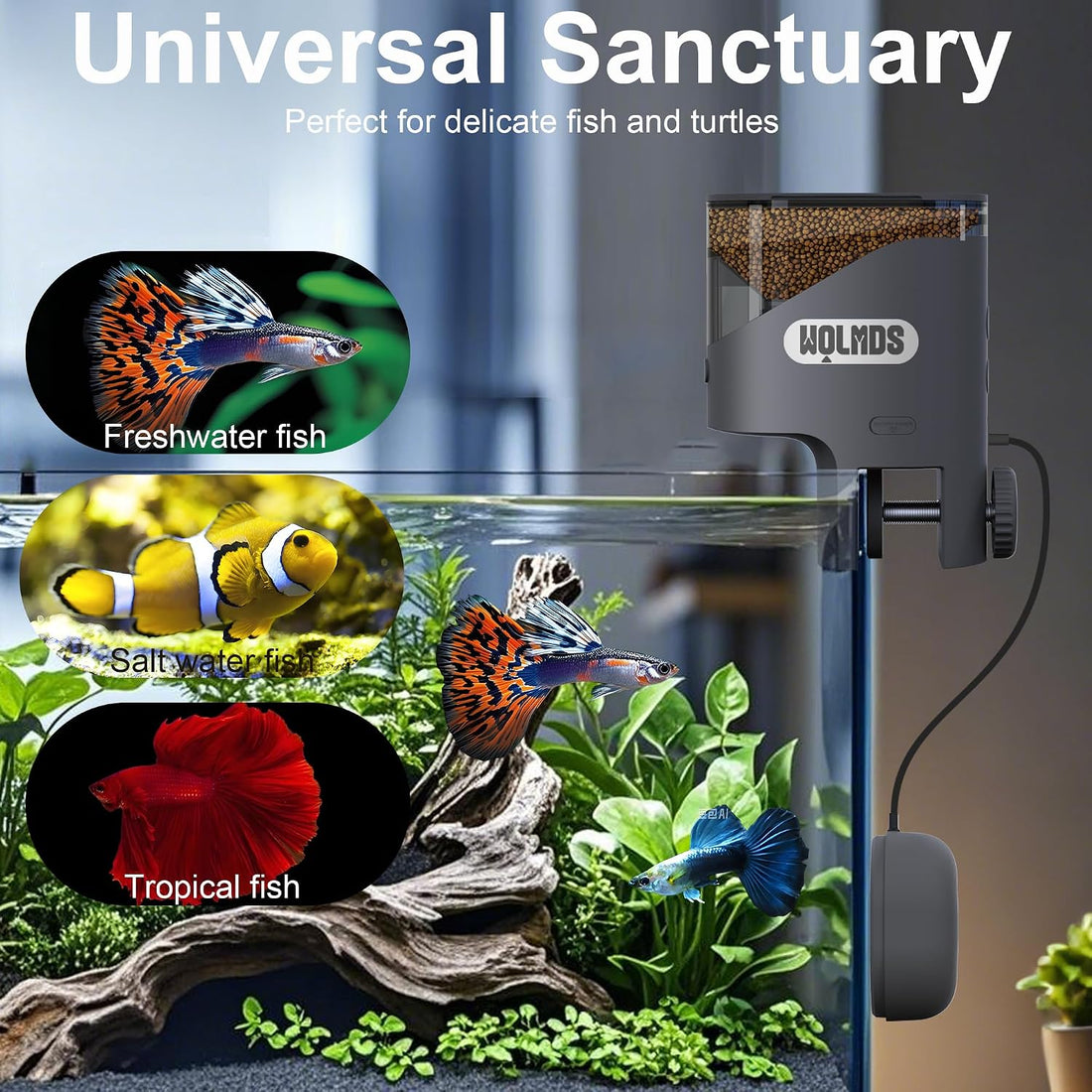 WiFi Automatic Fish Feeder for Aquarium