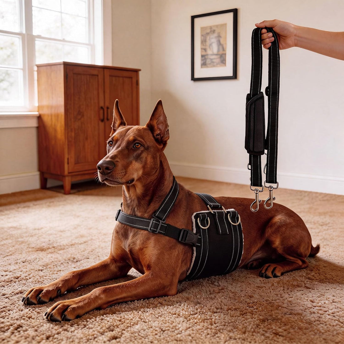 CWV Adjustable All Dog Lift Harness for Large Dogs