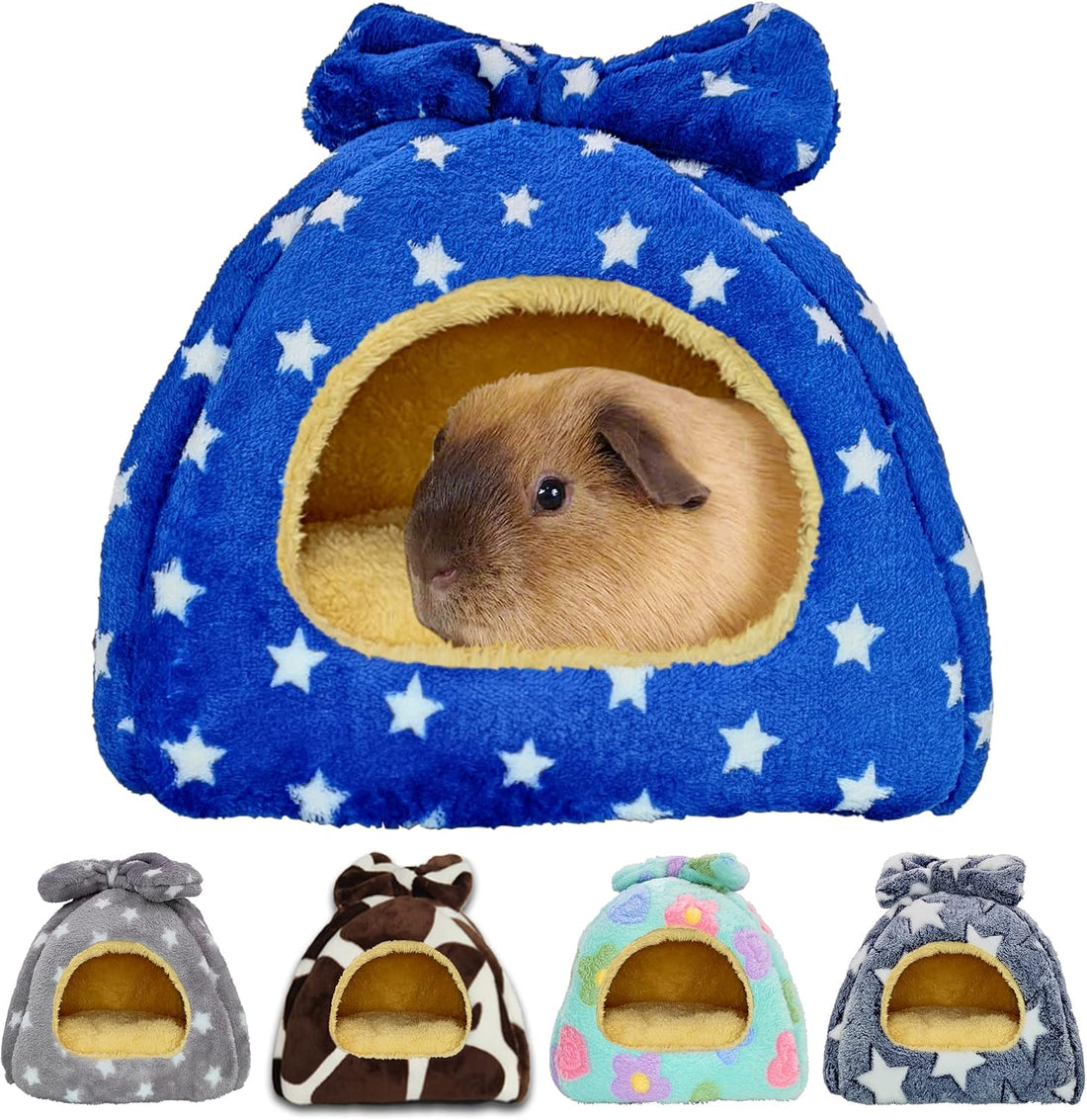 Guinea Pig Bed, Hideout House for Small Animals, Warm & Cozy