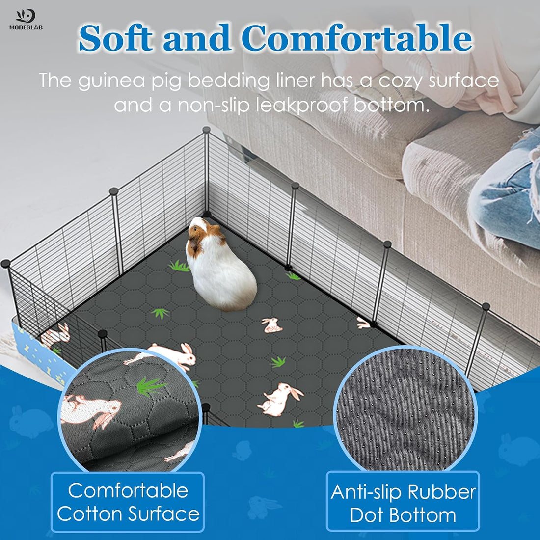 2-Pack Guinea Pig Cage Liner