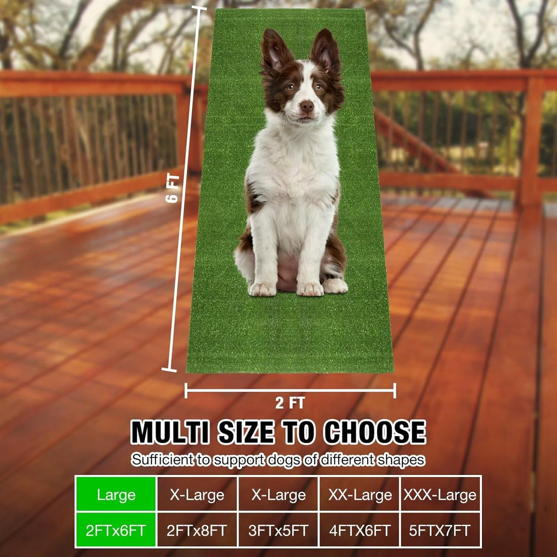 GLOBREEN Fake Grass Pee Pads for Dogs Potty