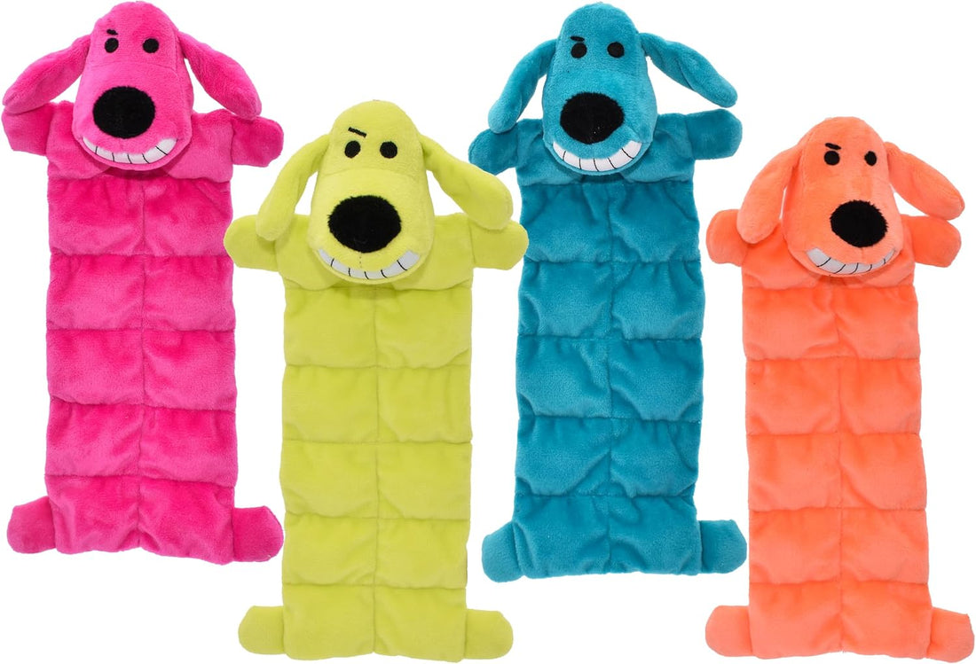 Multipet Original Loofa Dog Plush Toy Mat - Squeaky Dog Toy