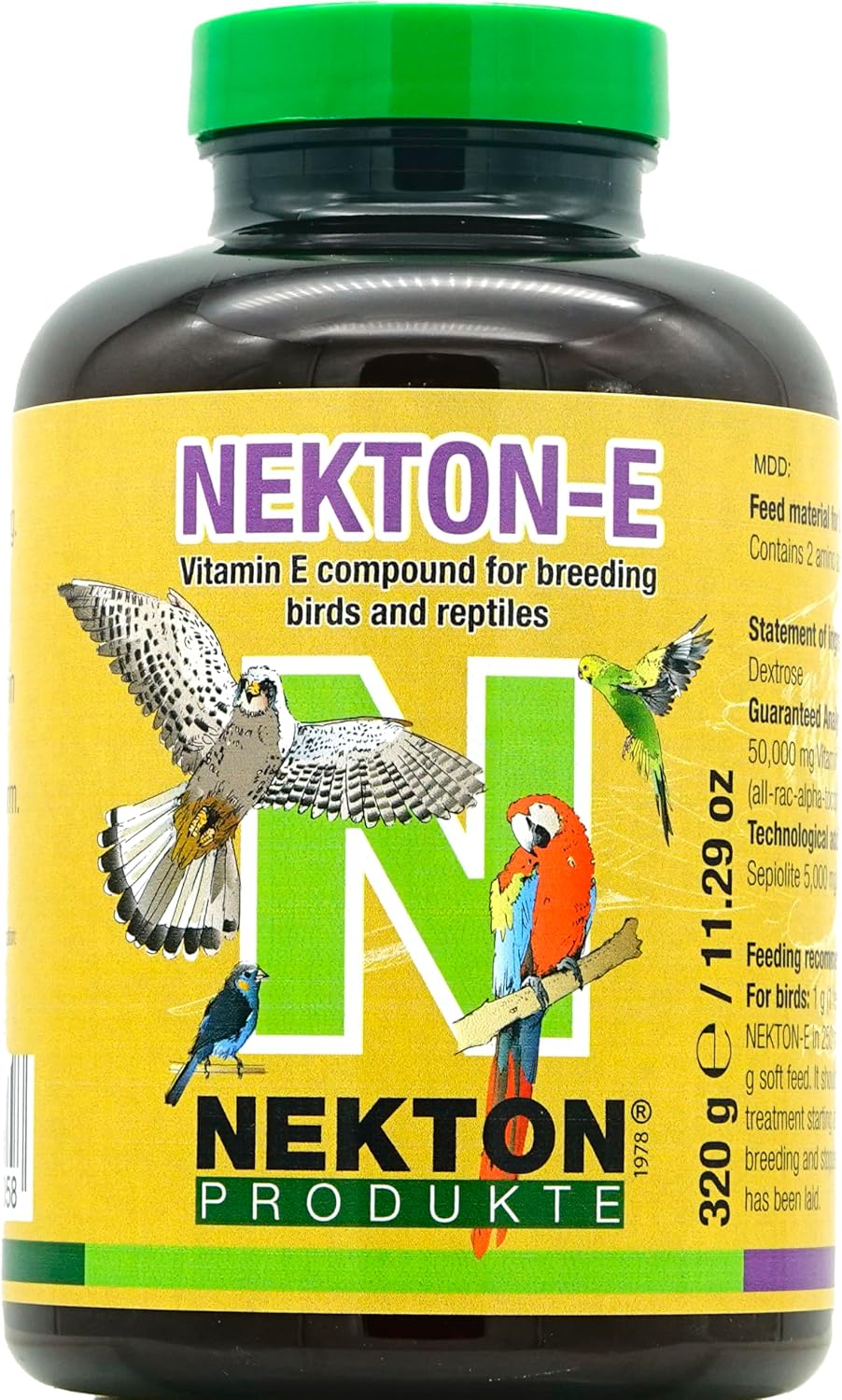 Nekton-E Vitamin E Supplement for Birds, 35gm