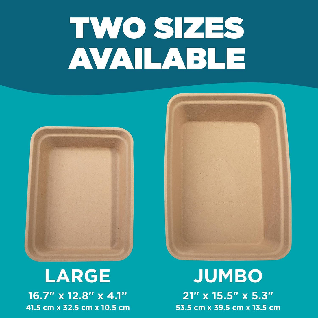Disposable Cat Litter Box, 5-Pack – Extra Thick & Sturdy