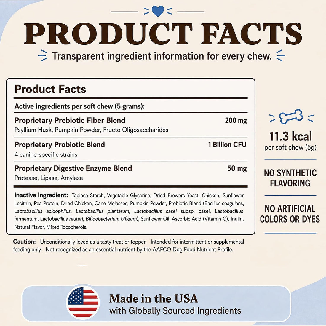 Natural Dog Company Probiotics for Dogs