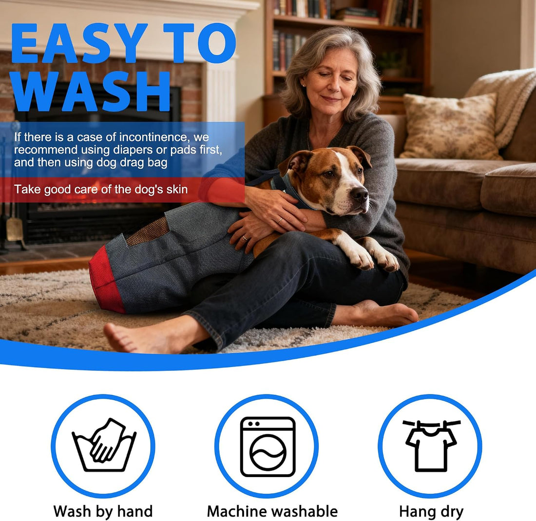 Dog Drag Bag for Paralyzed Dogs XS 8-11lbs Indoor Mobility Aid
