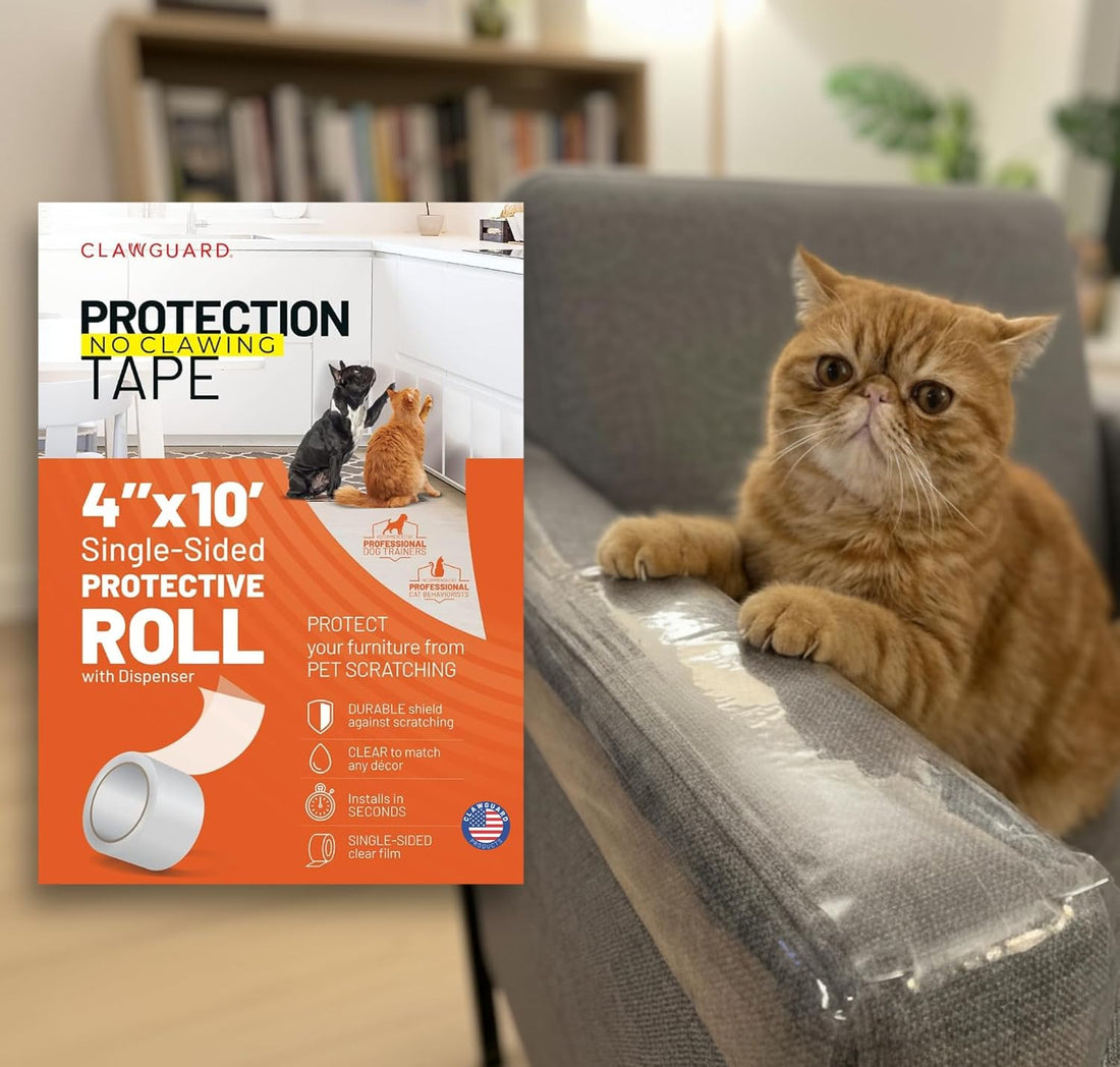 CLAWGUARD Cat and Dog Scratch Protector Tape Roll for Doors